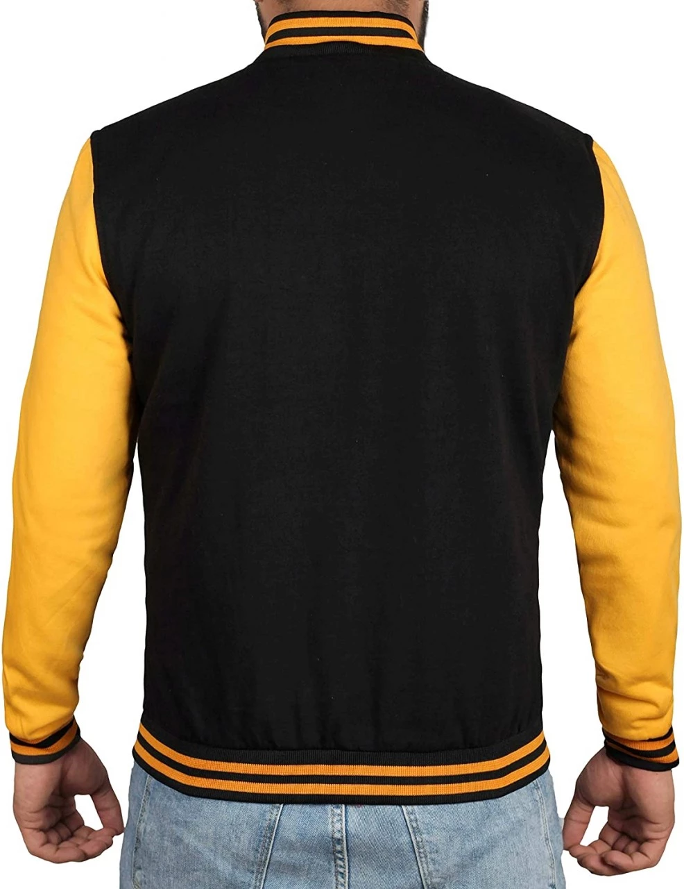 yellow letterman jacket