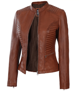 cafe racer brown jacket